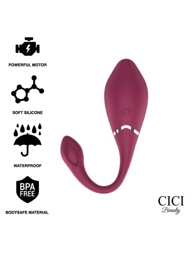 CICI BEAUTY - PREMIUM SILICONE EGG VIBRATEUR TÉLÉCOMMANDE