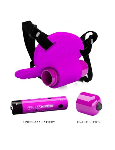 PRETTY LOVE - MASSEUR DE CLITORIS HEARTBEAT 10 MODES DE VIBRATION VIOLET