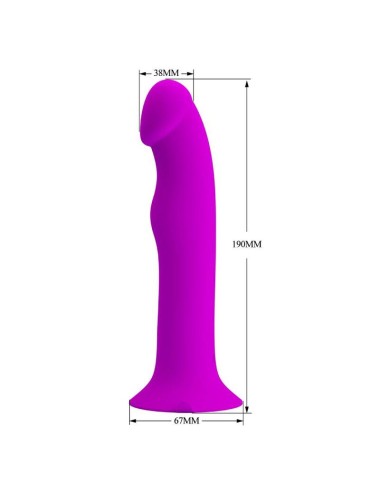 PRETTY LOVE - VIBRATEUR MURRAY ET STIMULATEUR DE POINT G VIOLET