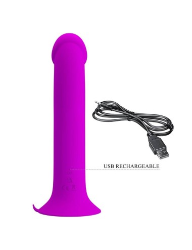 PRETTY LOVE - VIBRATEUR MURRAY ET STIMULATEUR DE POINT G VIOLET