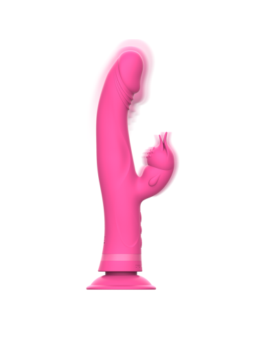 INTENSE - VIBRATEUR JULIO RABBIT SILICONE ROSE