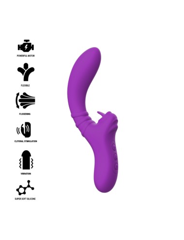 INTENSE - VIBRATEUR FLEXIBLE HARRY AVEC LANGUE VIOLET