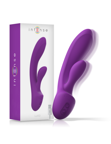 INTENSE - LUIGI RABBIT VIBRATEUR LIQUIDE SILICONE VIOLET