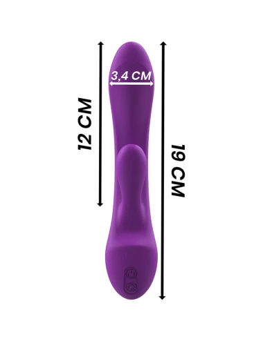 INTENSE - LUIGI RABBIT VIBRATEUR LIQUIDE SILICONE VIOLET