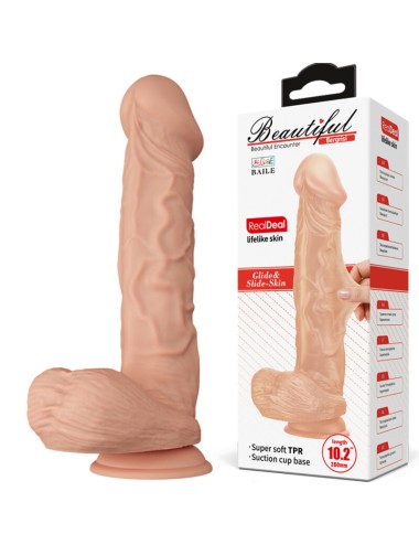 BAILE - BELLE RENCONTRE BERGRISI GODE RÉALISTE FLEXIBLE 26 CM NATUREL