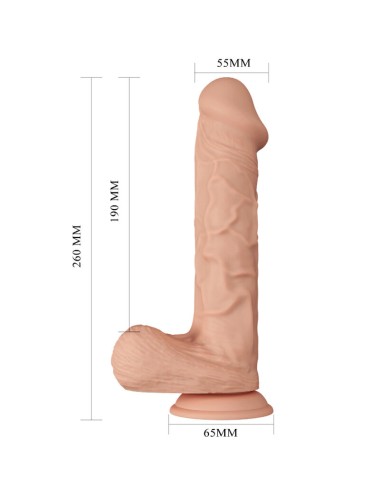 BAILE - BELLE RENCONTRE BERGRISI GODE RÉALISTE FLEXIBLE 26 CM NATUREL