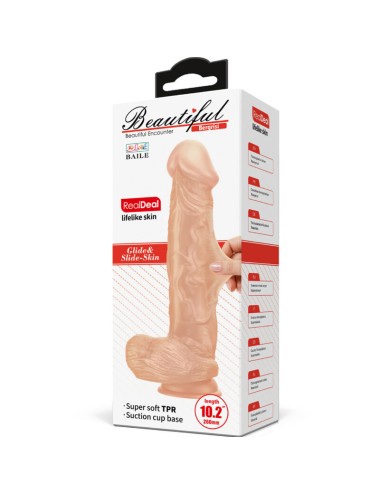 BAILE - BELLE RENCONTRE BERGRISI GODE RÉALISTE FLEXIBLE 26 CM NATUREL