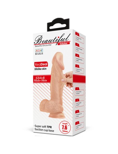 BAILE - BELLE RENCONTRE ZEBULON GODE RÉALISTE FLEXIBLE 19.4 CM NATUREL