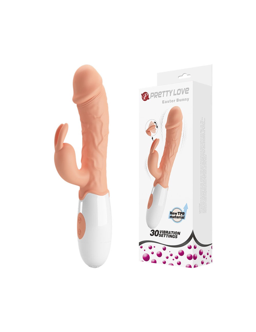 PRETTY LOVE - VIBRATEUR LAPIN DE PQUES AVEC STIMULATEUR