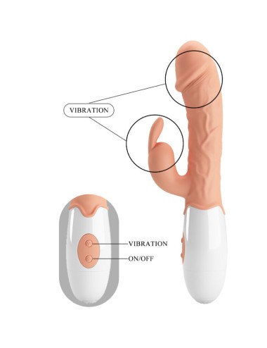 PRETTY LOVE - VIBRATEUR LAPIN DE PQUES AVEC STIMULATEUR