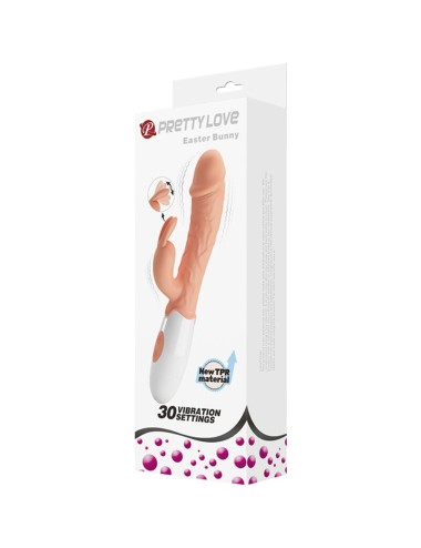 PRETTY LOVE - VIBRATEUR LAPIN DE PQUES AVEC STIMULATEUR