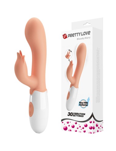 PRETTY LOVE - VIBRATEUR BLOODY MARY AVEC STIMULATEUR