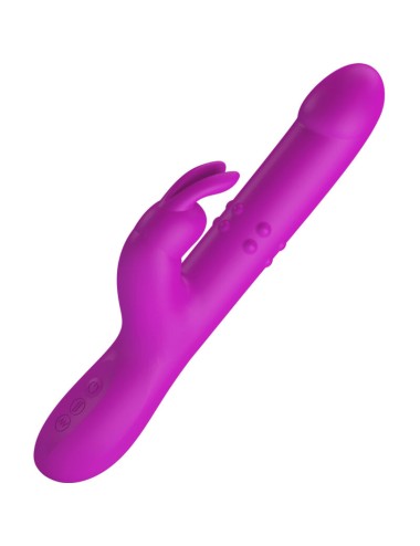 PRETTY LOVE - VIBRATEUR REESE AVEC ROTATION VIOLET