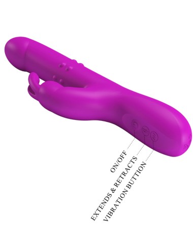PRETTY LOVE - VIBRATEUR REESE AVEC ROTATION VIOLET