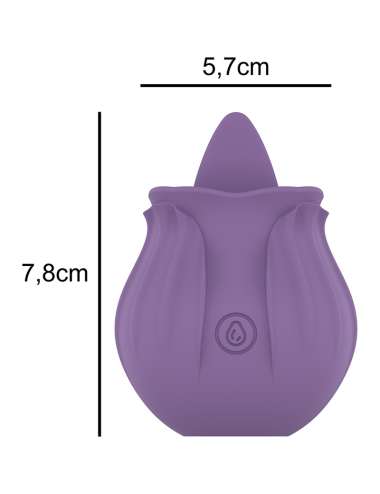 INTENSE - VIOLET CL TORIS STIMULATEUR 10 VIBRATIONS LILAS