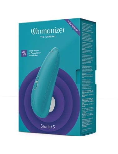 WOMANIZER - STIMULATEUR CLITORAL STARLET 3 TURQUOISE