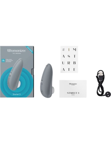 WOMANIZER - STIMULATEUR CLITORAL STARLET 3 GRIS