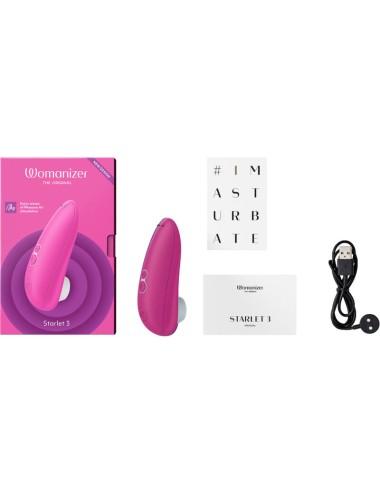 WOMANIZER - STIMULATEUR CLITORAL STARLET 3 ROSE