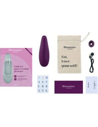 WOMANIZER - STIMULATEUR CLITORAL CLASSIC 2 BORDEAUX