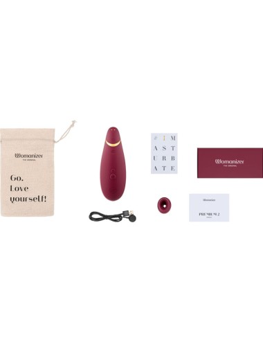 WOMANIZER - STIMULATEUR CLITORAL PREMIUM 2 BORDEAUX