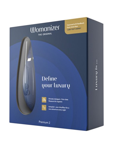 WOMANIZER - STIMULATEUR CLITORAL PREMIUM 2 BLUEBERRY