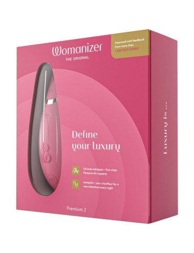 WOMANIZER - STIMULATEUR CLITORAL PREMIUM 2 FRAMBOISE