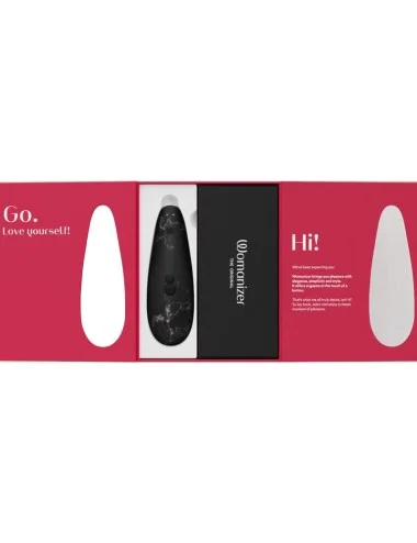 WOMANIZER - MARILYN MONROE CLASSIC 2 STIMULATEUR CLITORAL MARBRE NOIR