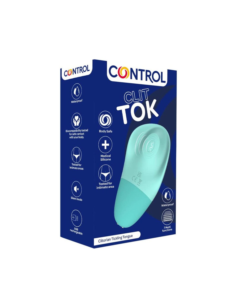CONTROL - LANGUE STIMULATEUR DE CLITORIS RECHARGEABLE CLIT TOK CONTROL - LANGUE STIMULATEUR DE CLITORIS RECHARGEABLE CLIT TOK