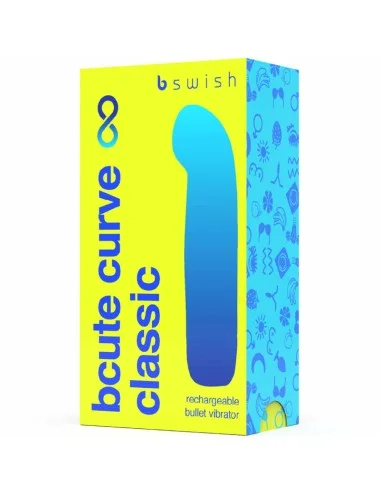 B SWISH - VIBRATEUR EN SILICONE RECHARGEABLE BCUTE CURVE INFINITE CLASSIC JAUNE