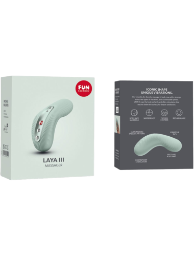FUN FACTORY - VIBRATEUR RECHARGEABLE LAYA III VERT SAGE