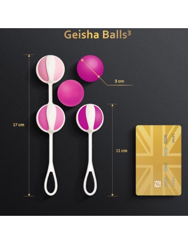 G-VIBE - SET 5 BOULES DE GEISHA3 ROSE