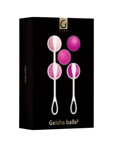 G-VIBE - SET 5 BOULES DE GEISHA3 ROSE