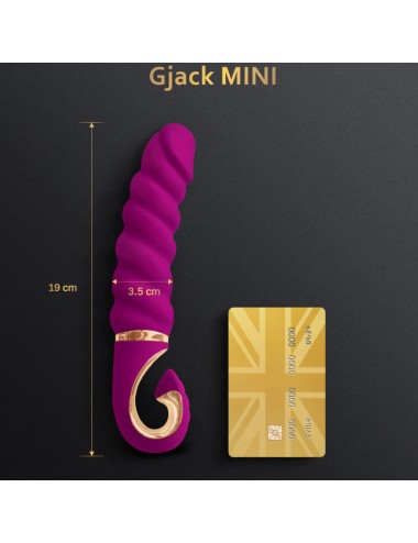 G-VIBE - VIBRATEUR GJACK MINI VIOLET EN SILICONE