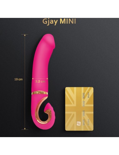 G-VIBE - VIBRATEUR GJAY MINI ROSE EN SILICONE