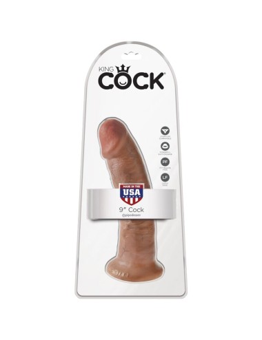KING COCK - PÉNIS RÉALISTE 21.7 CM CARAMEL