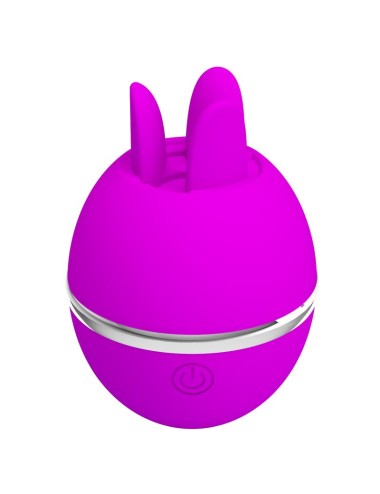 PRETTY LOVE - VIBRATEUR ROND EN SILICONE GEMINI BALL VIOLET