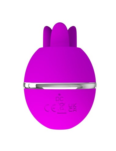 PRETTY LOVE - VIBRATEUR ROND EN SILICONE GEMINI BALL VIOLET