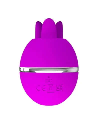 PRETTY LOVE - VIBRATEUR ROND EN SILICONE GEMINI BALL VIOLET