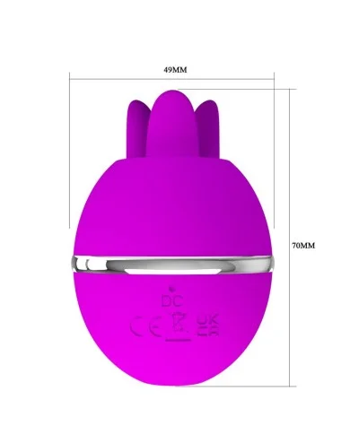 PRETTY LOVE - VIBRATEUR ROND EN SILICONE GEMINI BALL VIOLET