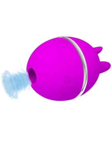 PRETTY LOVE - VIBRATEUR ROND EN SILICONE GEMINI BALL VIOLET