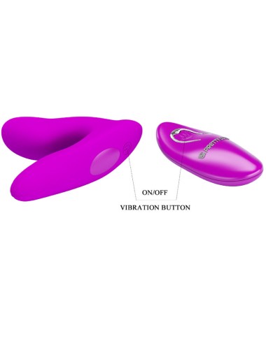 PRETTY LOVE - MASSEUR DE CLITORIS MELVIN AVEC TÉLÉCOMMANDE