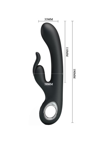 PRETTY LOVE - VIBRATEUR CARINA CLITORIS ET STIMULATEUR POINT G