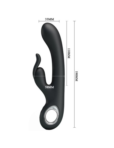 PRETTY LOVE - VIBRATEUR CARINA CLITORIS ET STIMULATEUR POINT G