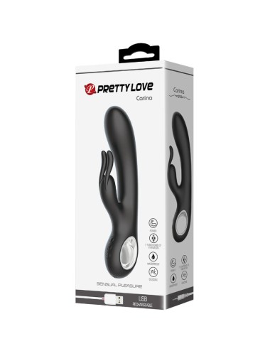PRETTY LOVE - VIBRATEUR CARINA CLITORIS ET STIMULATEUR POINT G