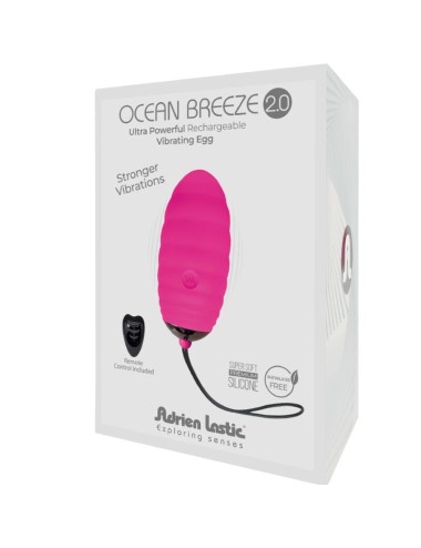ADRIEN LASTIC - OCEAN BREEZE 2.0 UF VIBRANT RECHARGEABLE TÉLÉCOMMANDE ROSE