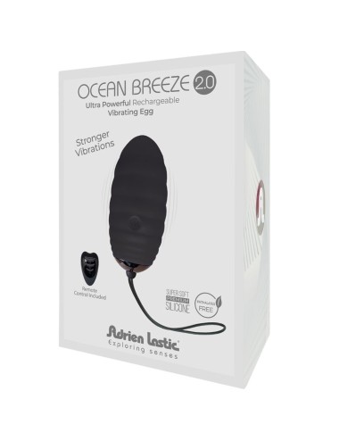 ADRIEN LASTIC - OCEAN BREEZE 2.0 TÉLÉCOMMANDE UF VIBRANT RECHARGEABLE NOIR
