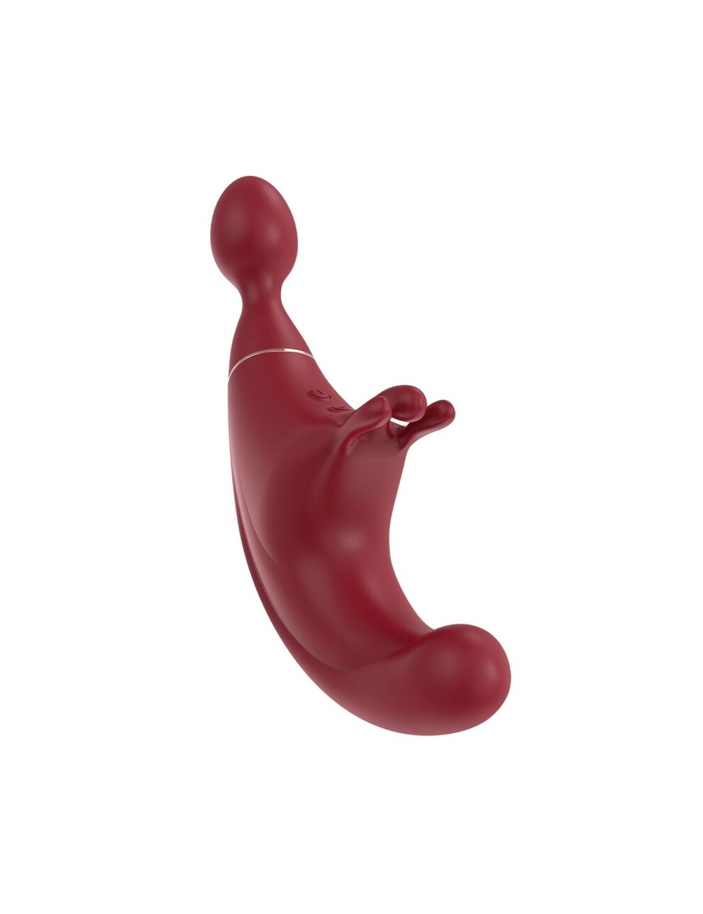 ADRIEN LASTIC - FUSION STIMULATEUR TRIPLE CLITORIS & POINT G ROUGE