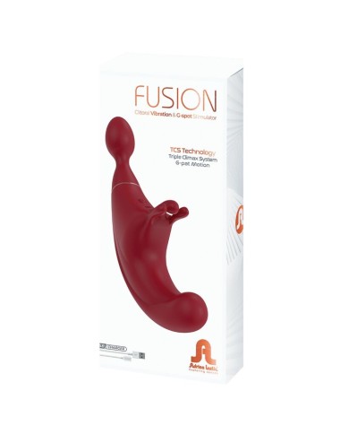 ADRIEN LASTIC - FUSION STIMULATEUR TRIPLE CLITORIS & POINT G ROUGE