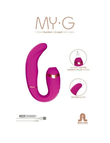 ADRIEN LASTIC - MY·G CLITORIS SUCKER ET STIMULATEUR DE POINT G ROSE