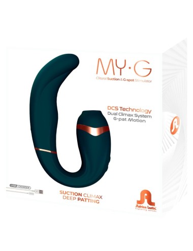 ADRIEN LASTIC - MY·G CLITORIS SUCKER ET STIMULATEUR DE POINT G VERT FONCÉ
